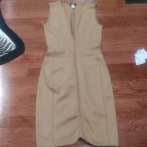 Gianni Versace couture hook closure fitted dress